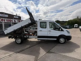 Used 2022 Ford Transit 350 Leader Tipper Double Cab L3 White - Interior and Exterior details 10