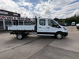 Used 2022 Ford Transit 350 Leader Tipper Double Cab L3 White - Interior and Exterior details 2