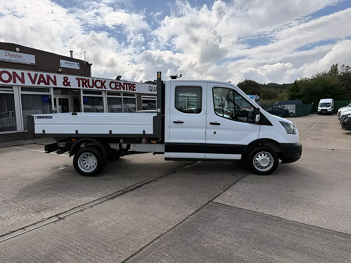 Used 2022 Ford Transit 350 Leader Tipper Double Cab L3 White - Interior and Exterior details 2