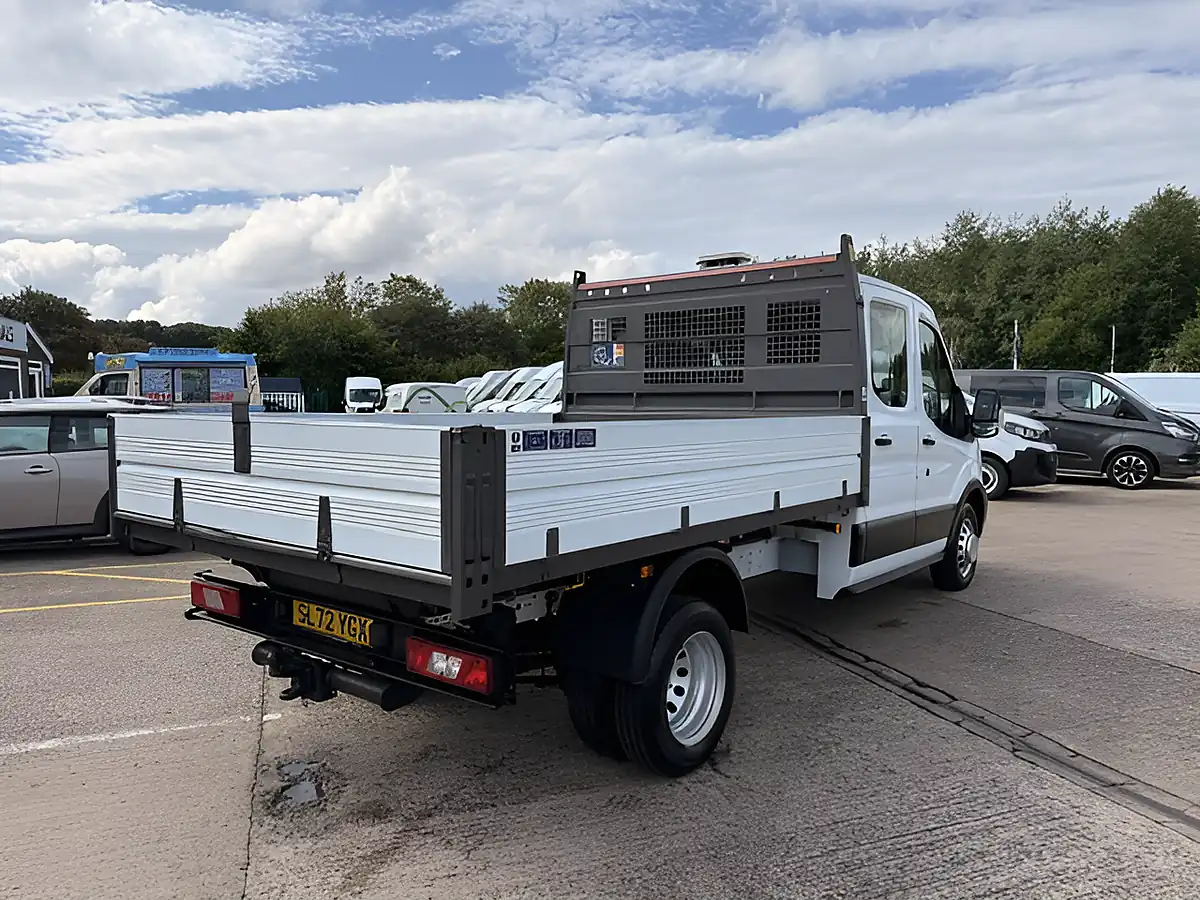 Used 2022 Ford Transit 350 Leader Tipper Double Cab L3 White - Interior and Exterior details 3