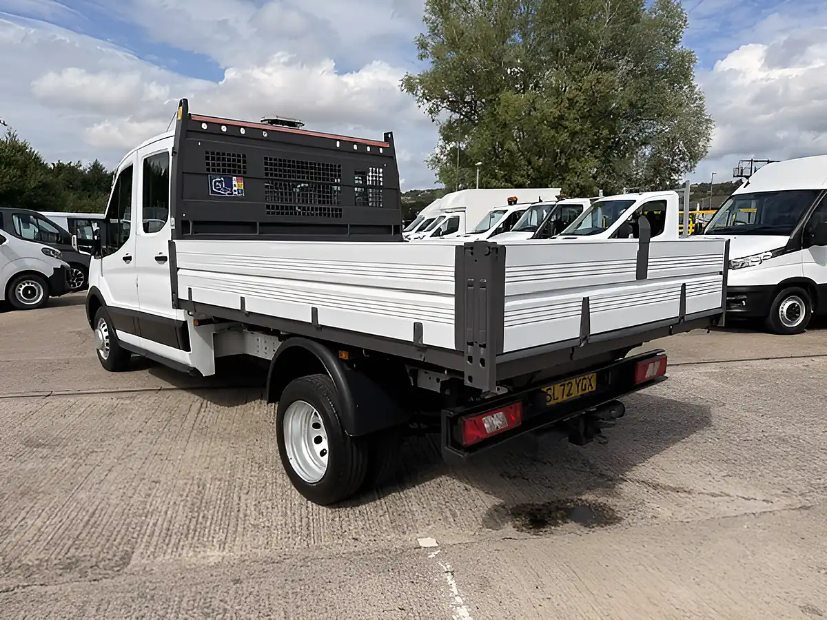 Used 2022 Ford Transit 350 Leader Tipper Double Cab L3 White - Interior and Exterior details 6