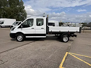 Used 2022 Ford Transit 350 Leader Tipper Double Cab L3 White - Interior and Exterior details 7