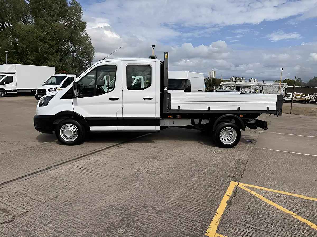 Used 2022 Ford Transit 350 Leader Tipper Double Cab L3 White - Interior and Exterior details 7