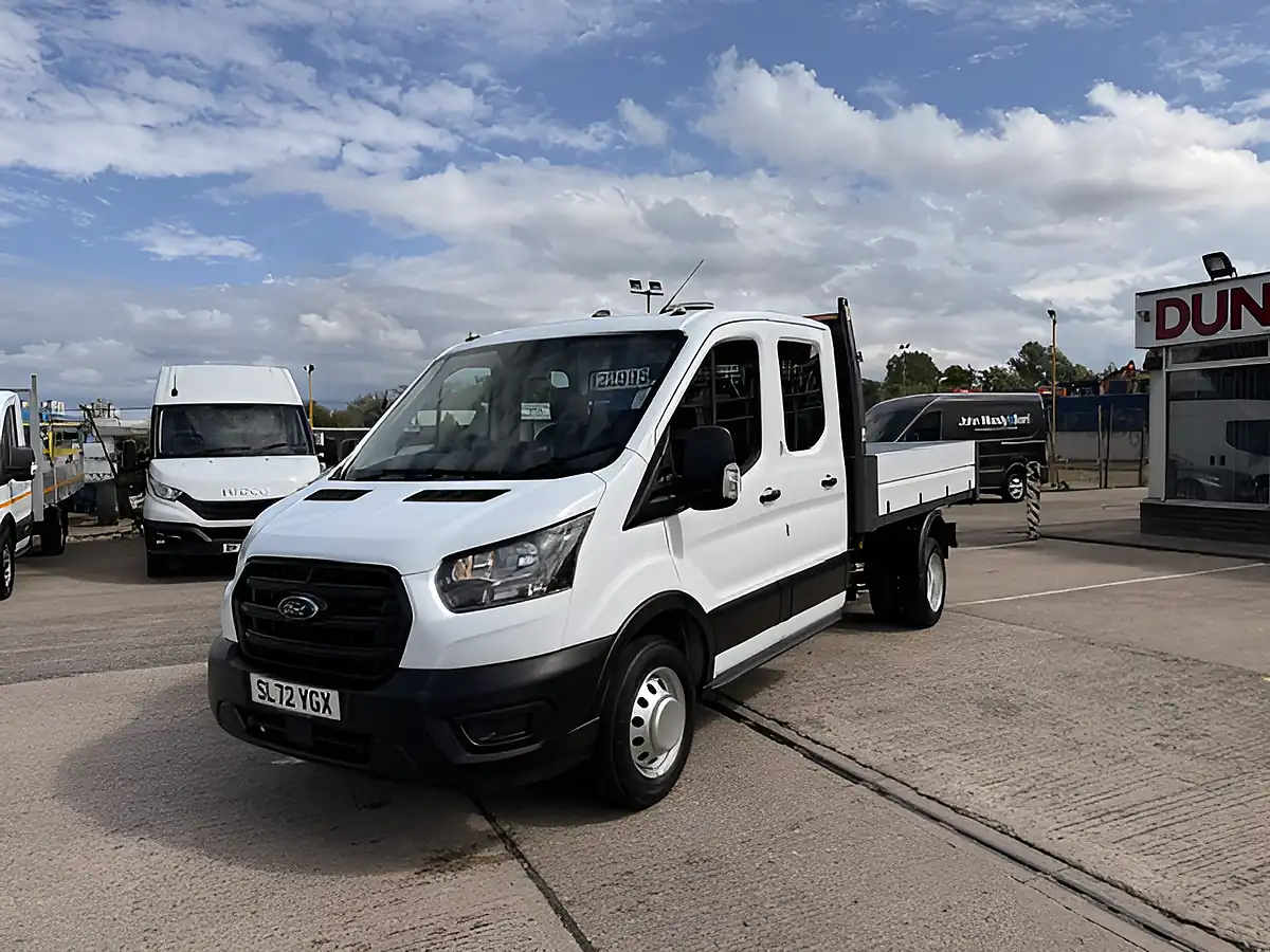 Used 2022 Ford Transit 350 Leader Tipper Double Cab L3 White - Interior and Exterior details 8