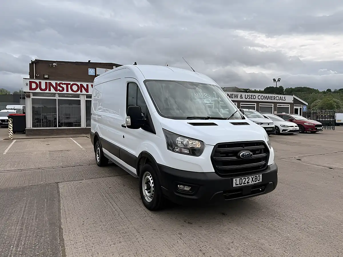 Used 2022 Ford Transit 350 Leader White - Front View