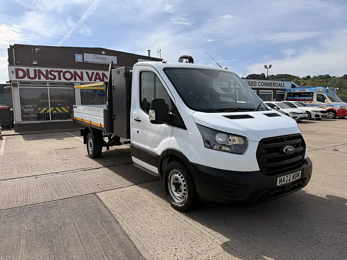 Used 2022 Ford Transit 350 Leader White - Front View