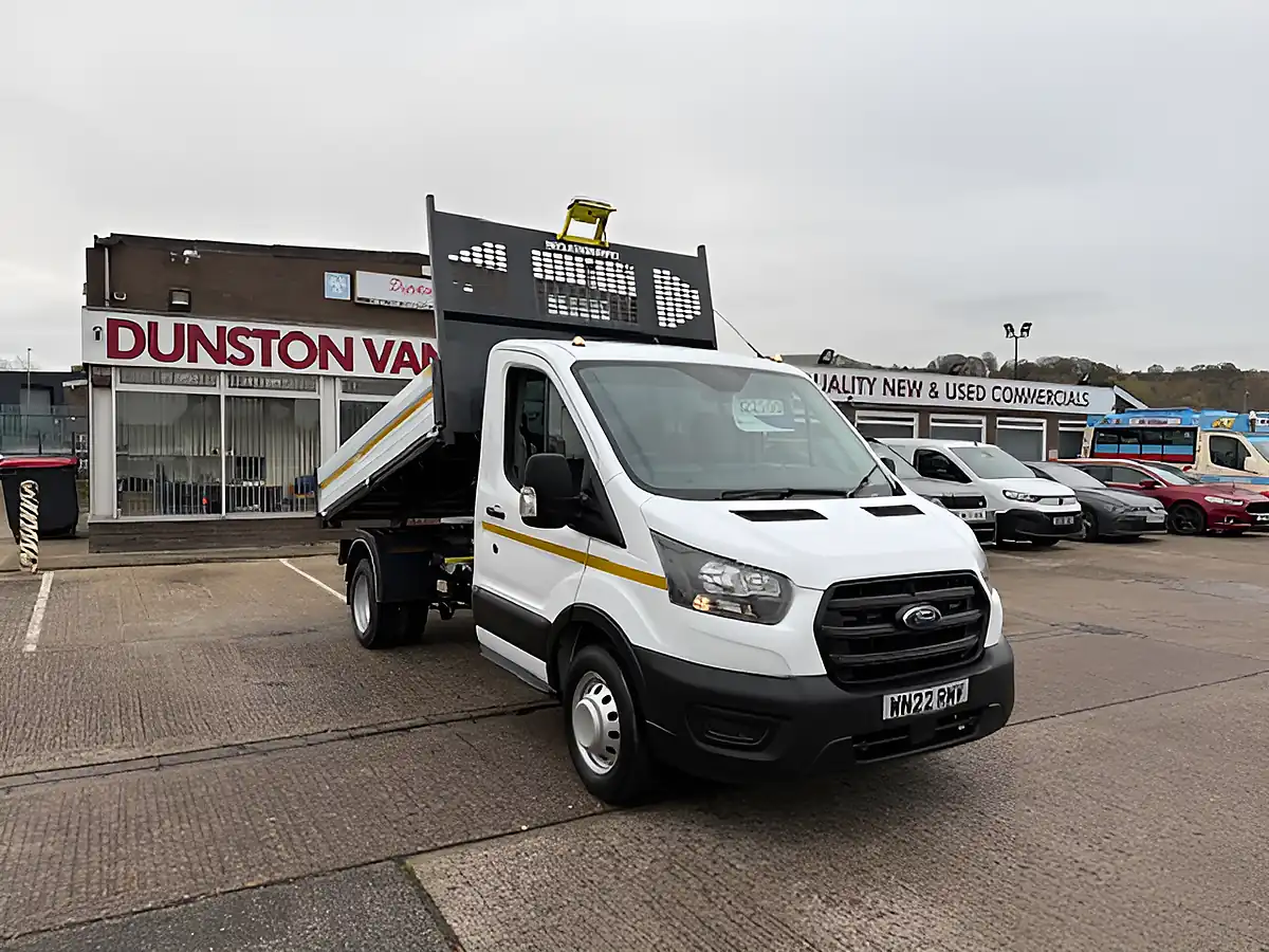 Used 2022 Ford Transit 350 Leader White - Front View
