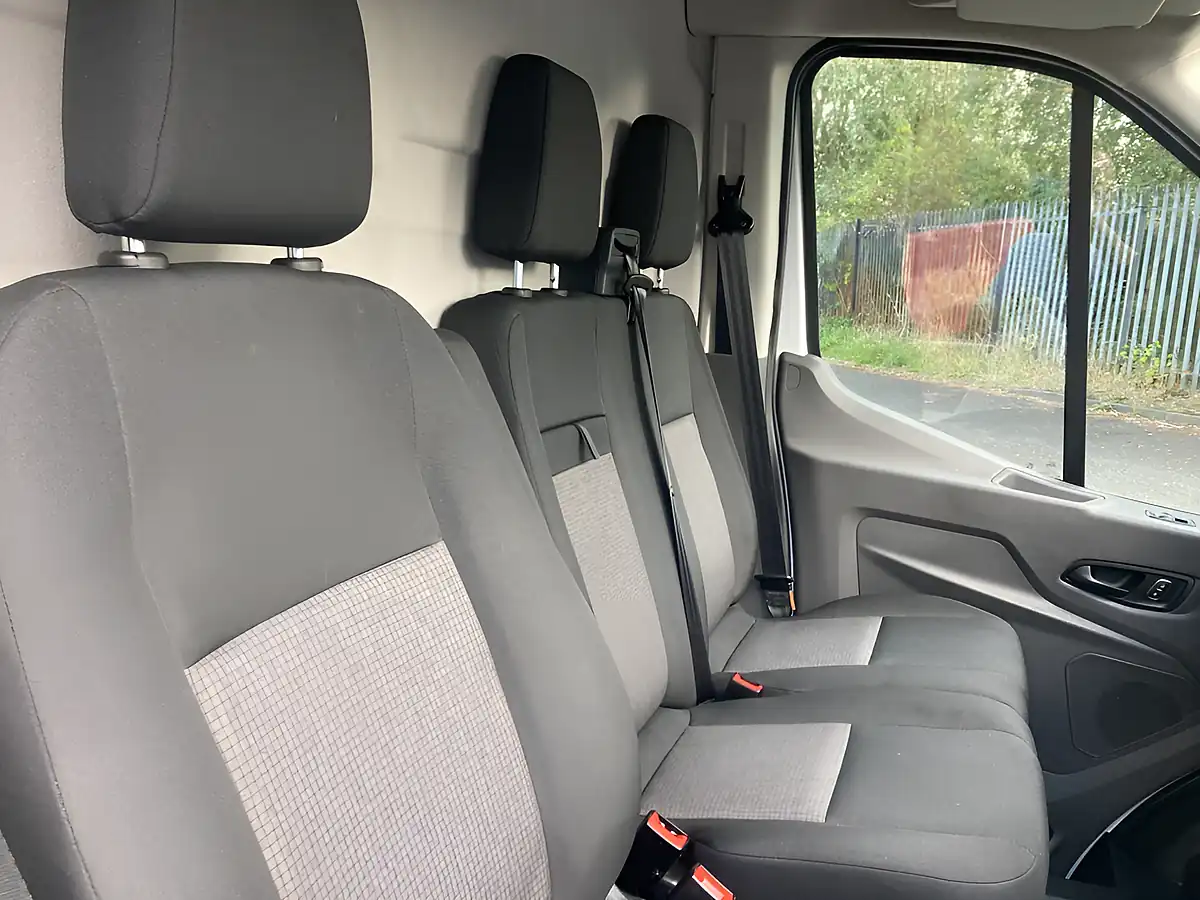 Used 2022 Ford Transit 350 Long Wheel Base Medium Roof L3 H2 Leader P/V White - Interior and Exterior details 7