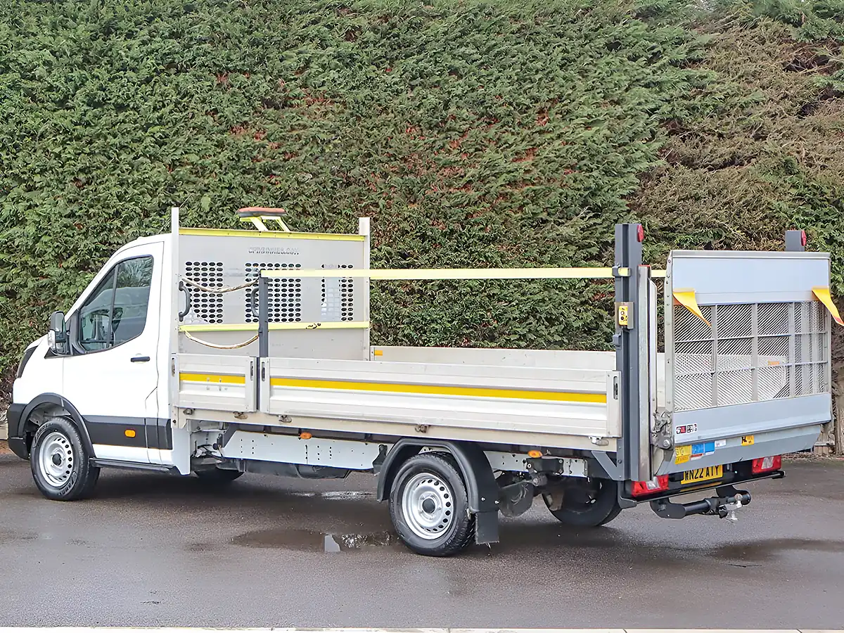 Used 2022 Ford Transit 350 RWD L4 Dropside White - Interior and Exterior details 12