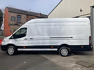 Used 2022 Ford Transit 350 Trend, Extra Long Wheelbase High Roof White - Interior and Exterior details 3