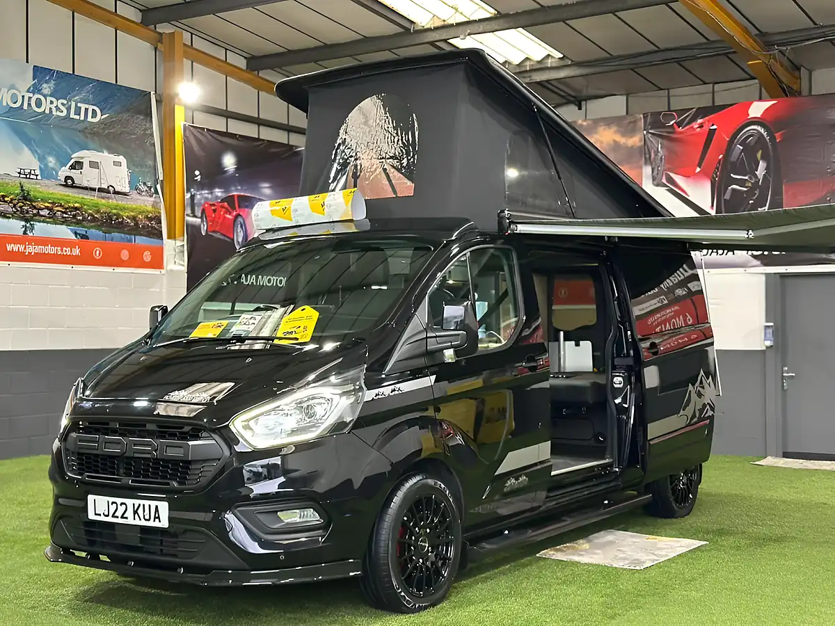 Used 2022 Ford Transit Campervan Black - Front View