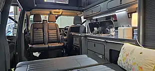 Used 2022 Ford Transit Campervan Black - Interior and Exterior details 12