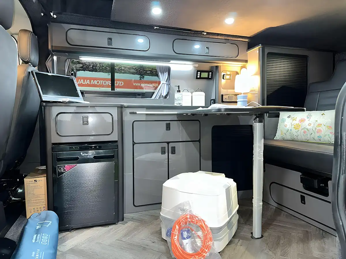 Used 2022 Ford Transit Campervan Black - Interior and Exterior details 7