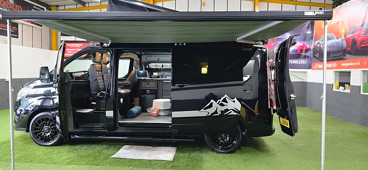 Used 2022 Ford Transit Campervan Black - Interior and Exterior details 8