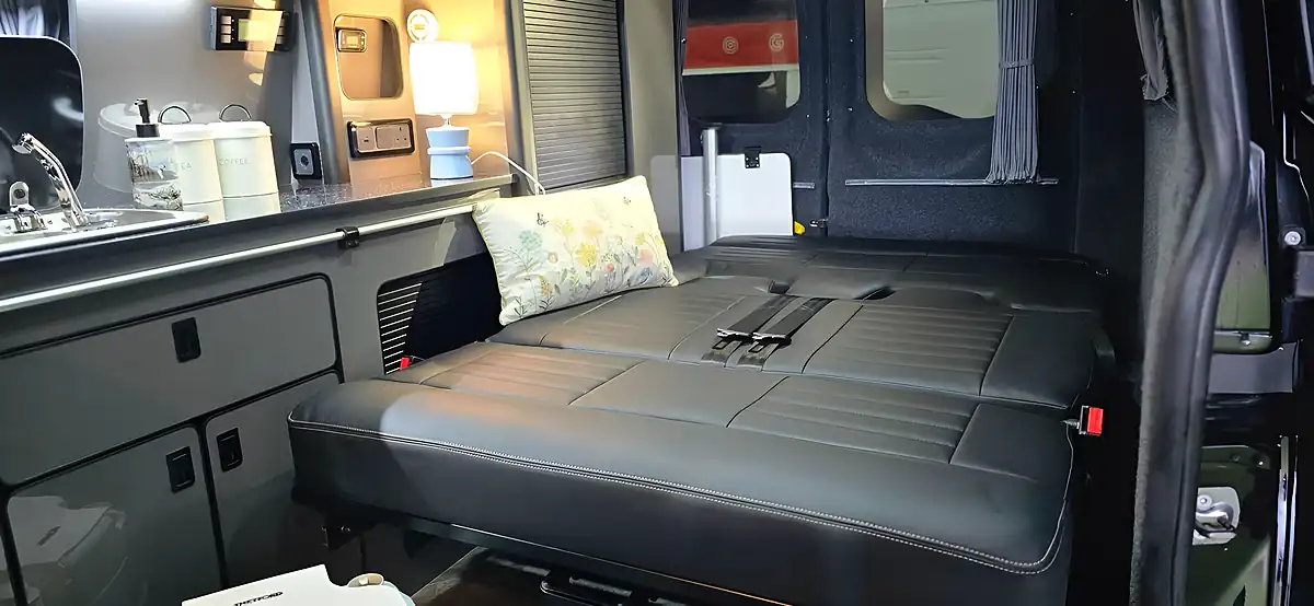 Used 2022 Ford Transit Campervan Black - Interior and Exterior details 9