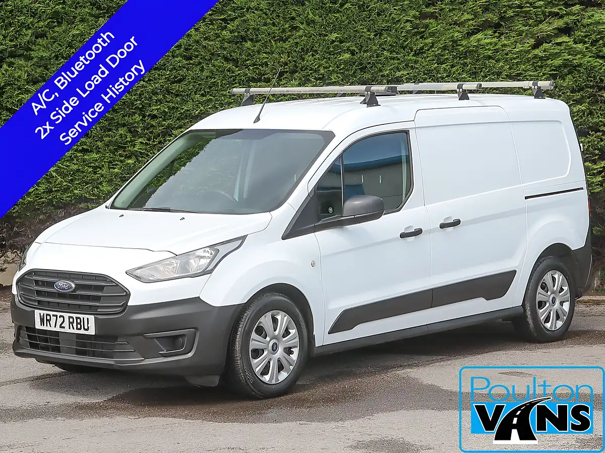 Used 2022 Ford Transit Connect 230 Ecoblue Leader Frozen White - Front View