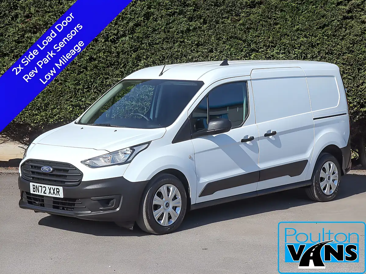 Used 2022 Ford Transit Connect 240 Eb Leader Frozen White - Front View