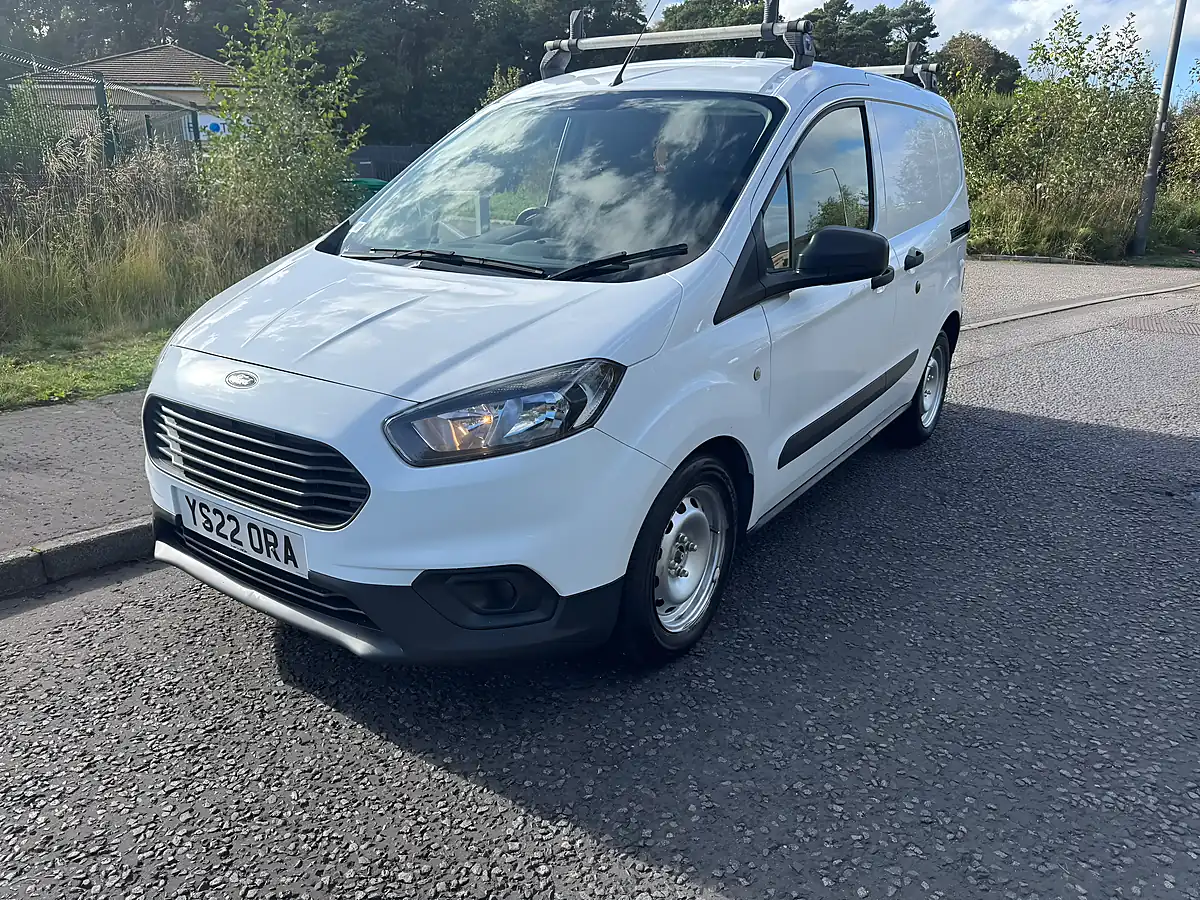 Used 2022 Ford Transit Courier Leader Panel Van White - Interior and Exterior details 3