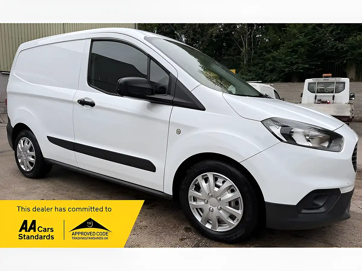Used 2022 Ford Transit Courier Leader White - Front View