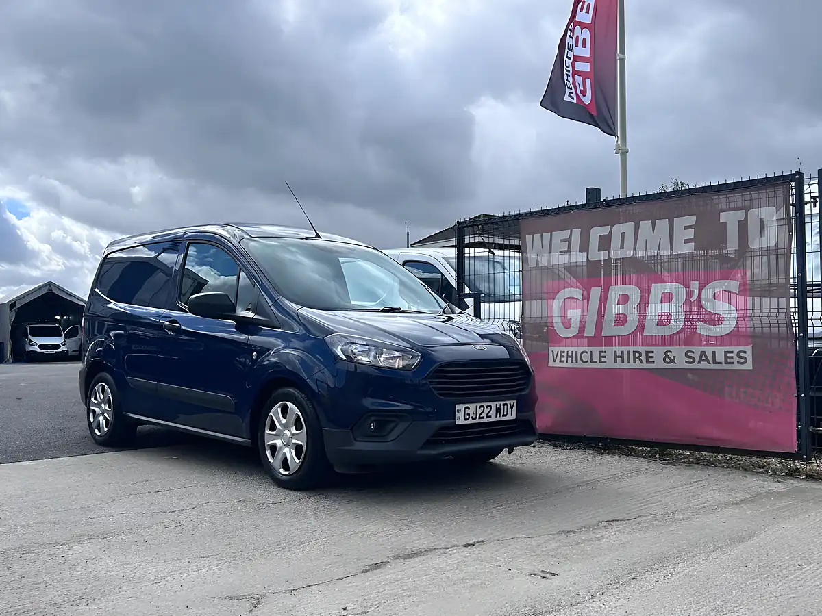 Used 2022 Ford Transit Courier Trend Blue - Front View