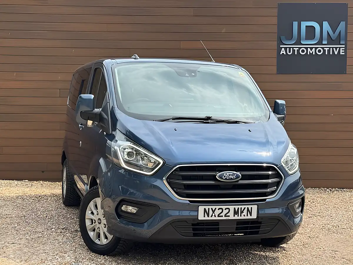 Used 2022 Ford Transit Custom 280 Limited Blue Metallic - Front View