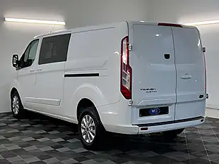 Used 2022 Ford Transit Custom 300 Limited Lwb Crew Frozen White - Interior and Exterior details 7
