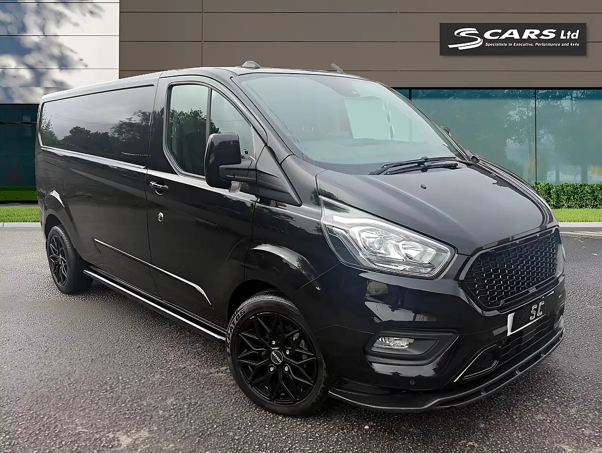 Used 2022 Ford Transit Custom 300 Limited P/V Black - Front View