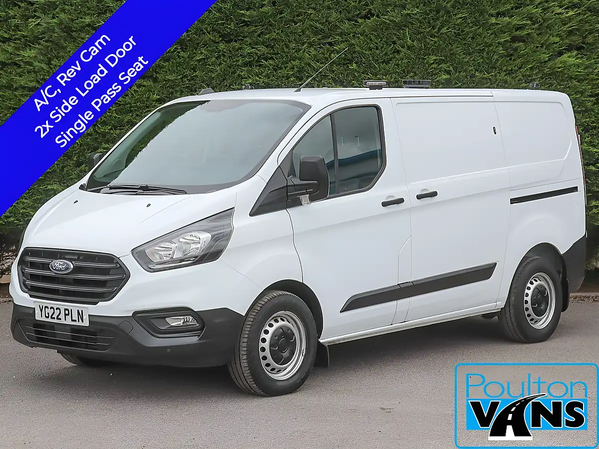 Used 2022 Ford Transit Custom 320 Ecoblue Leader Frozen White - Front View