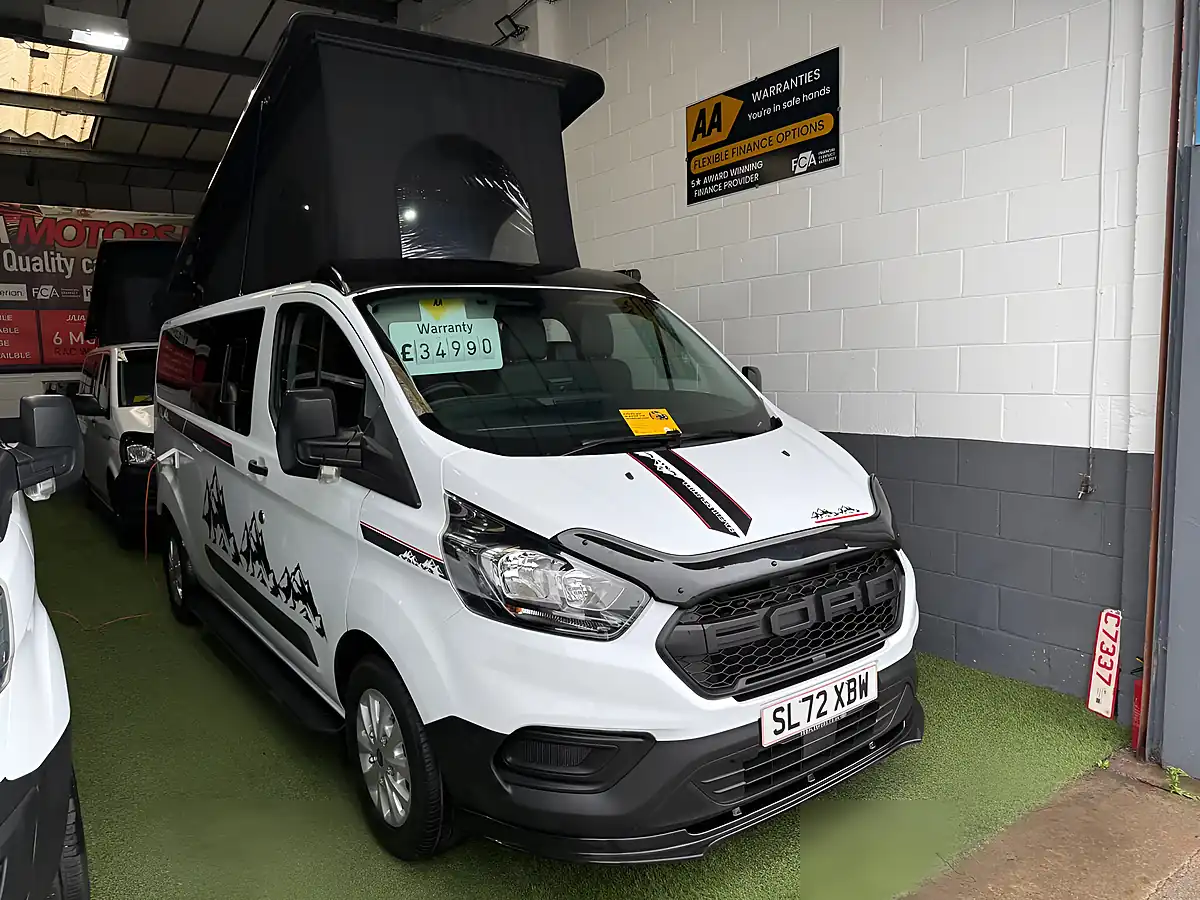 Used 2022 Ford Transit Custom Campervan White - Interior and Exterior details 14