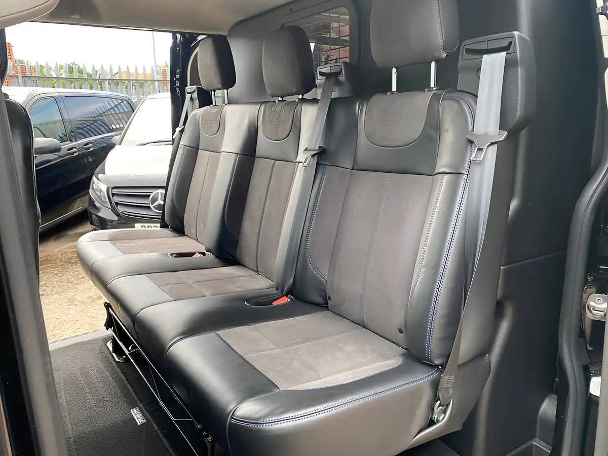 Used 2022 Ford Transit Custom Factory Ms-Rt Crew Van Double Cab Black - Interior and Exterior details 14