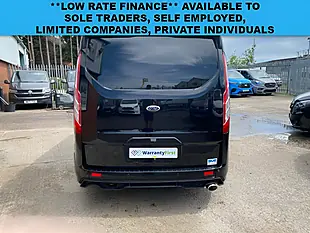 Used 2022 Ford Transit Custom Factory Ms-Rt Crew Van Double Cab Black - Interior and Exterior details 6