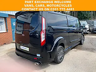 Used 2022 Ford Transit Custom Factory Ms-Rt Crew Van Double Cab Black - Interior and Exterior details 7