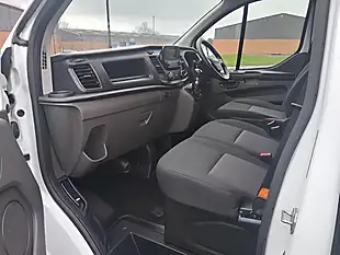Used 2022 Ford Transit Custom Leader Crew Van Double Cab White - Interior and Exterior details 11