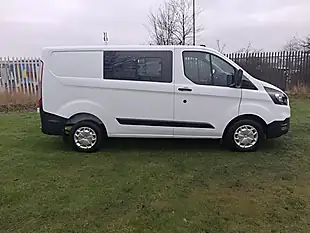 Used 2022 Ford Transit Custom Leader Crew Van Double Cab White - Interior and Exterior details 6