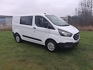 Used 2022 Ford Transit Custom Leader Crew Van Double Cab White - Interior and Exterior details 7