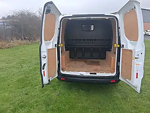Used 2022 Ford Transit Custom Leader Crew Van Double Cab White - Interior and Exterior details 9