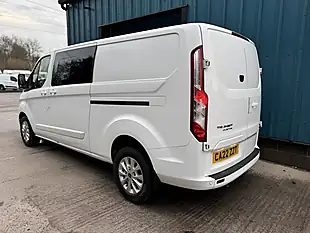 Used 2022 Ford Transit Custom Limited Crew Cab White - Interior and Exterior details 7