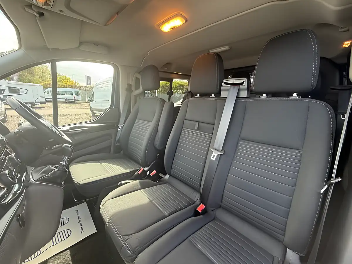 Used 2022 Ford Transit Custom Limited Crew Van Blue Metallic - Interior and Exterior details 11