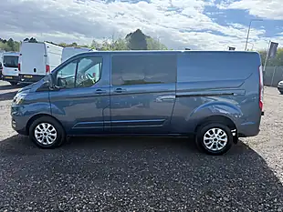 Used 2022 Ford Transit Custom Limited Crew Van Blue Metallic - Interior and Exterior details 4