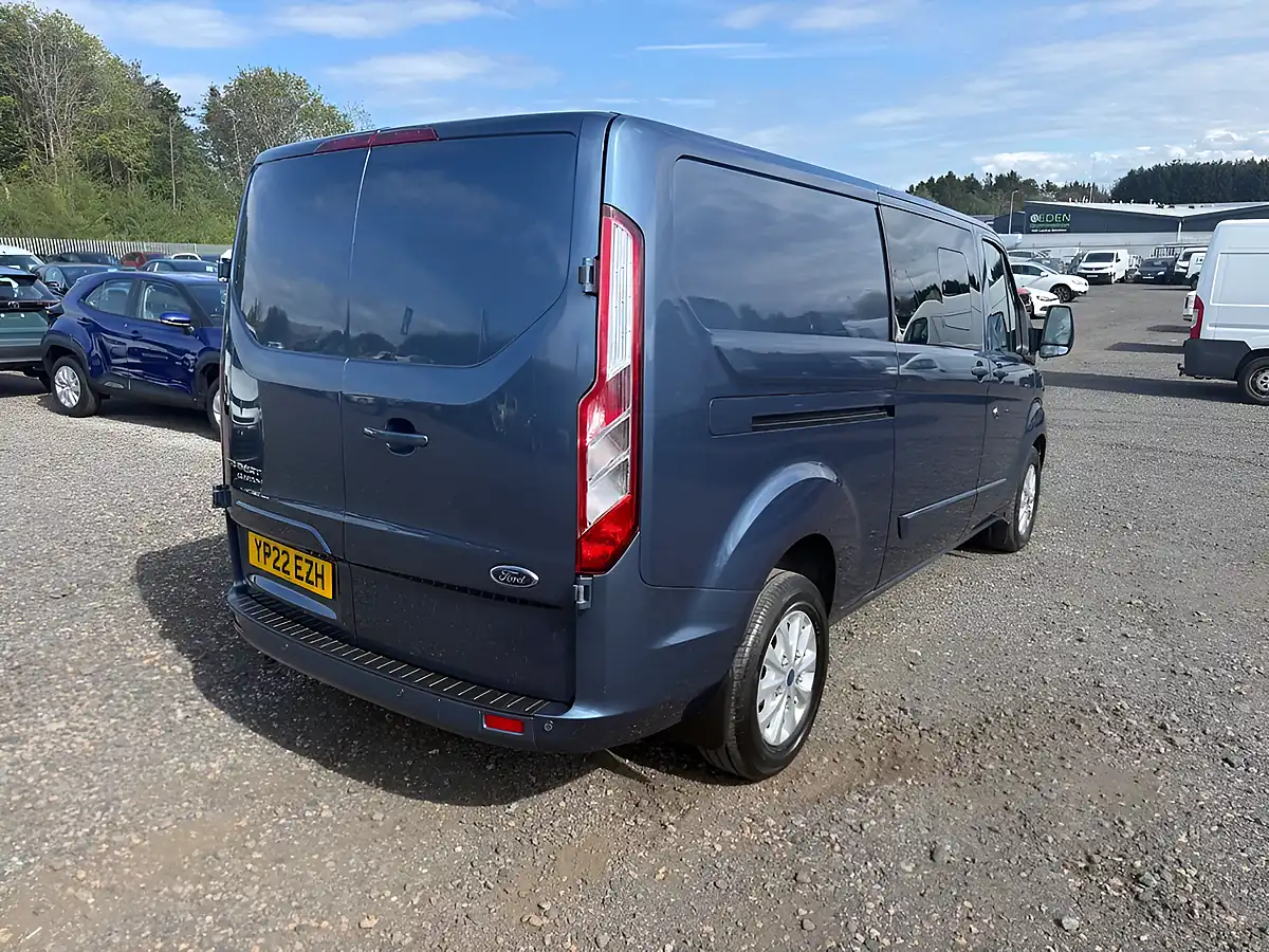 Used 2022 Ford Transit Custom Limited Crew Van Blue Metallic - Interior and Exterior details 7