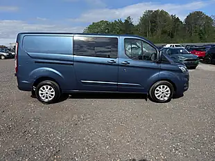 Used 2022 Ford Transit Custom Limited Crew Van Blue Metallic - Interior and Exterior details 8