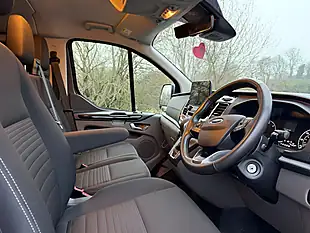 Used 2022 Ford Transit Custom Limited Crew Van Double Cab Grey - Interior and Exterior details 14