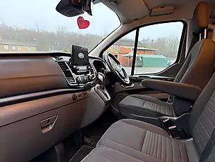 Used 2022 Ford Transit Custom Limited Crew Van Double Cab Grey - Interior and Exterior details 18