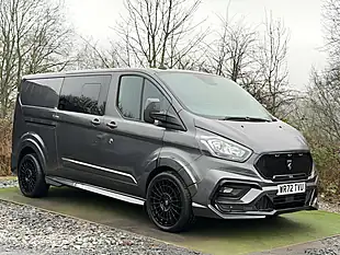 Used 2022 Ford Transit Custom Limited Crew Van Double Cab Grey - Interior and Exterior details 2