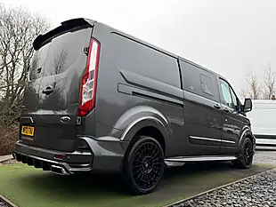 Used 2022 Ford Transit Custom Limited Crew Van Double Cab Grey - Interior and Exterior details 7