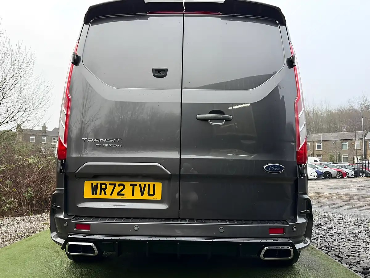 Used 2022 Ford Transit Custom Limited Crew Van Double Cab Grey - Interior and Exterior details 8