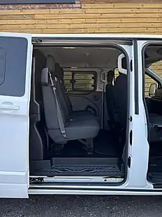 Used 2022 Ford Transit Custom Limited Crew Van Double Cab White - Interior and Exterior details 19