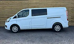 Used 2022 Ford Transit Custom Limited Crew Van Double Cab White - Interior and Exterior details 6