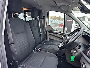 Used 2022 Ford Transit Custom Limited Crew Van Double Cab White - Interior and Exterior details 11
