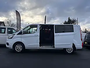 Used 2022 Ford Transit Custom Limited Crew Van Double Cab White - Interior and Exterior details 16